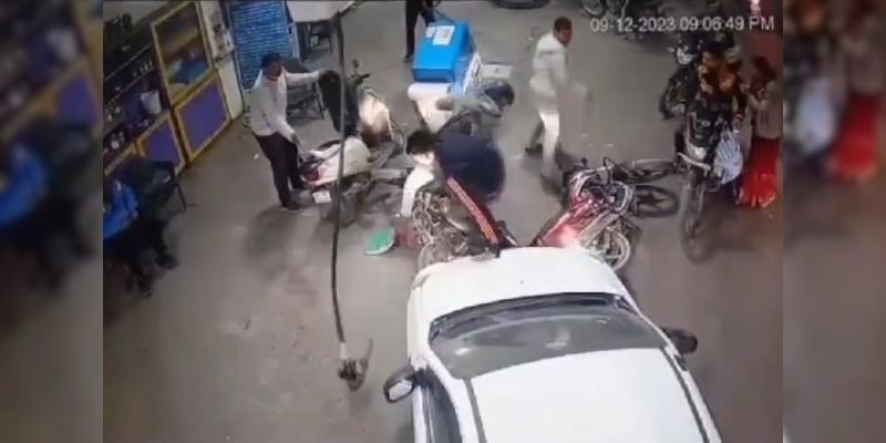 Petrol pump Accident Jodhpur