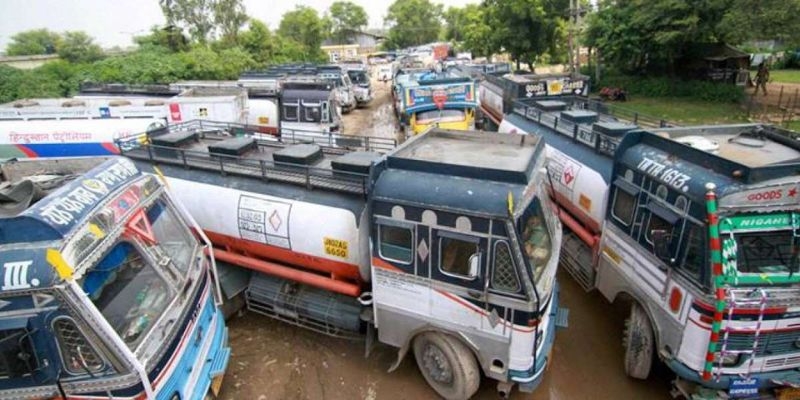 Truck Driver Protest